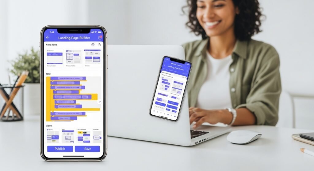 afg landing page app