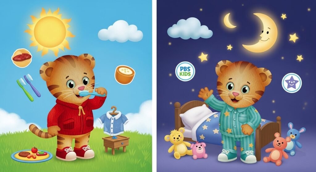 daniel tiger day and night app