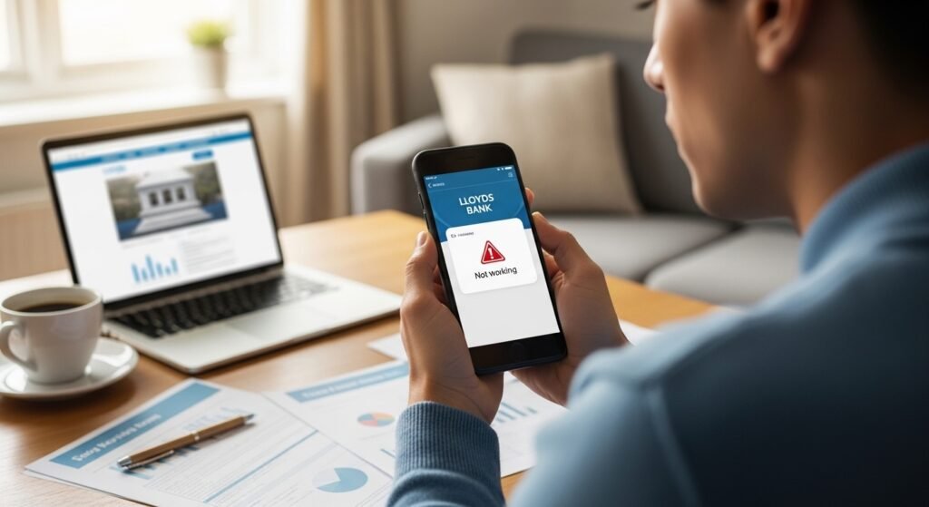 lloyds app not working