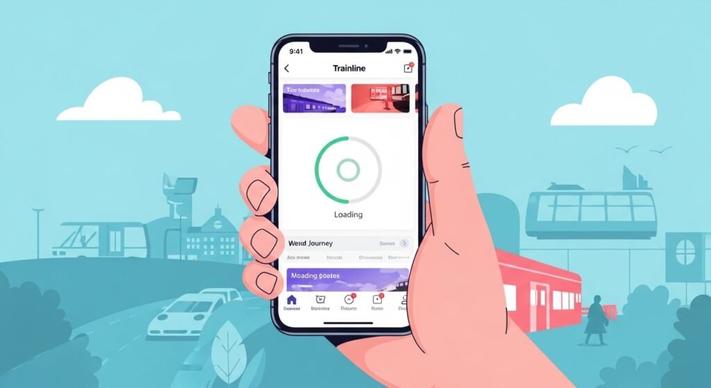 trainline app not working