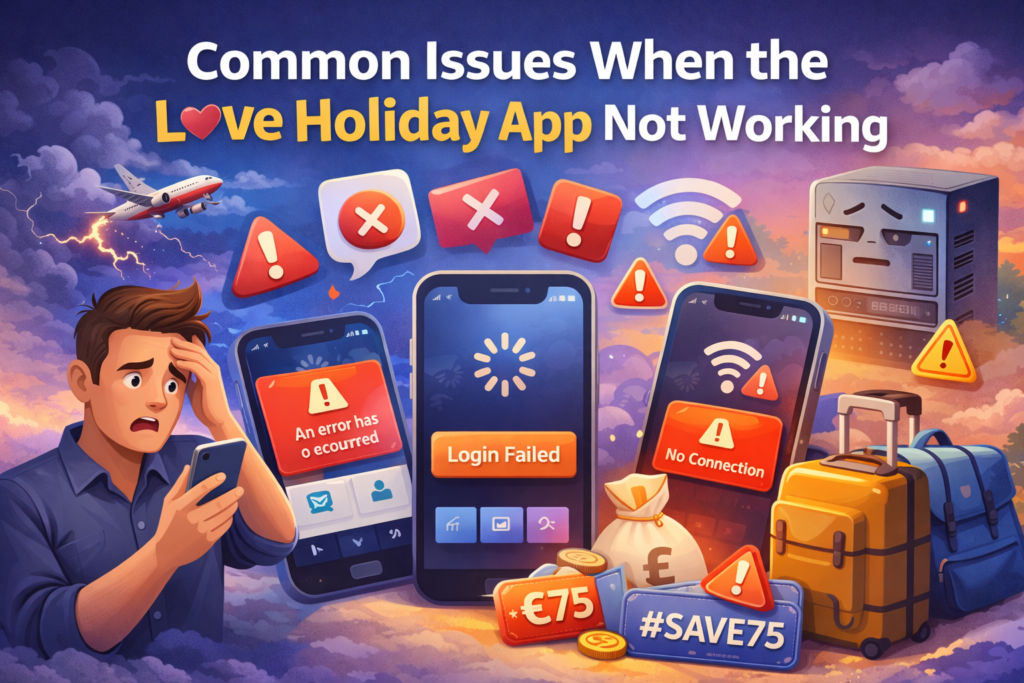 Love Holiday App Not Working