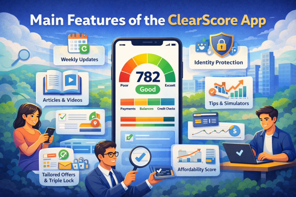 Main Features of the Clear Score App