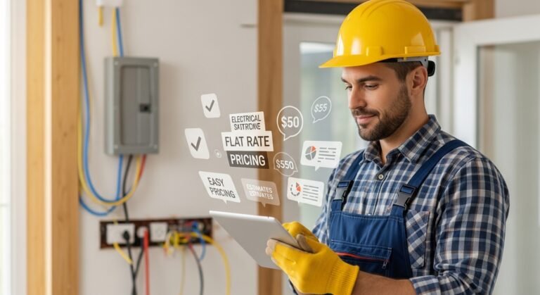 electrical flat rate pricing app