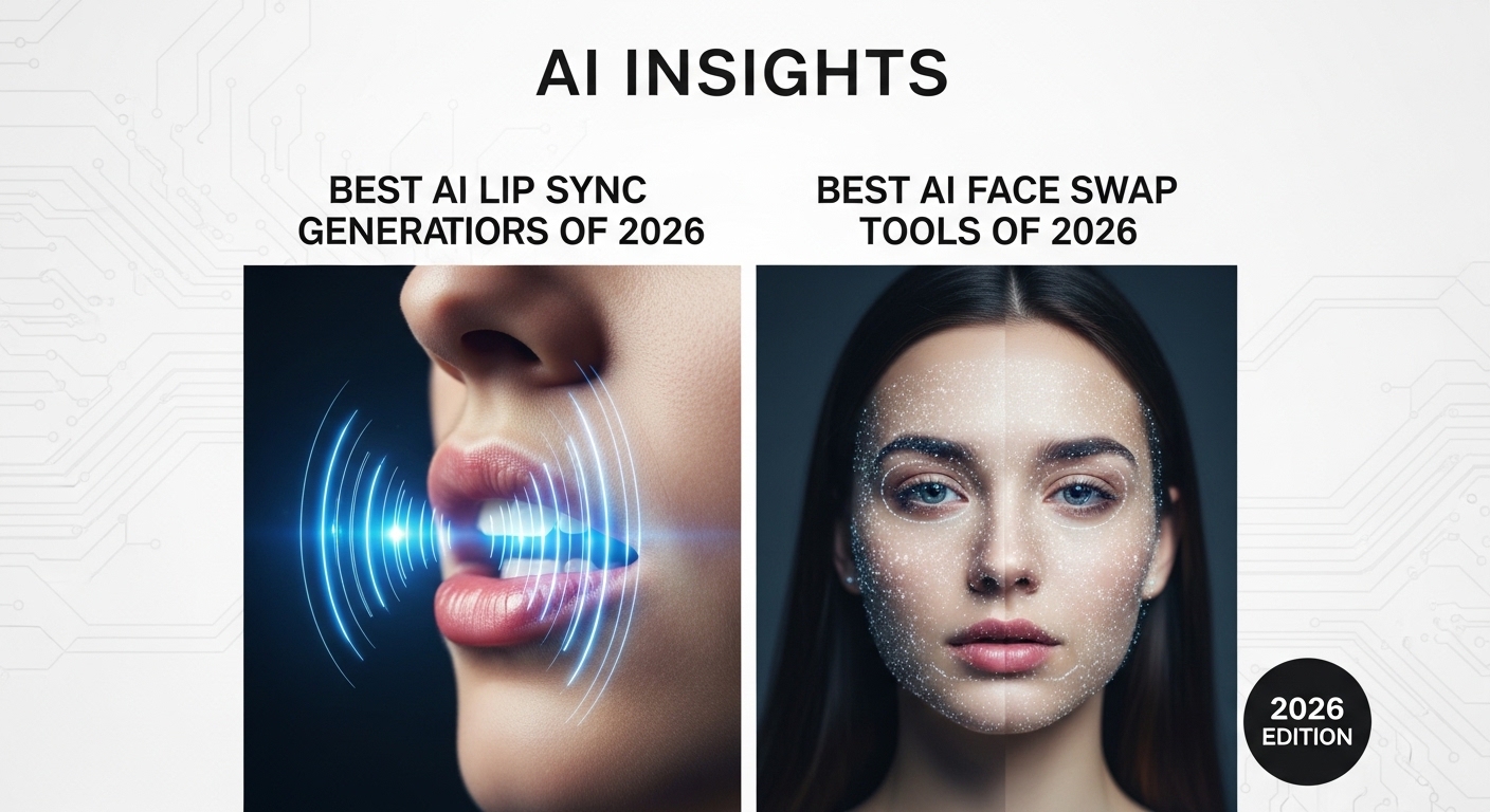 Best AI Lip Sync Generators & Best AI Face Swap Tools of 2026