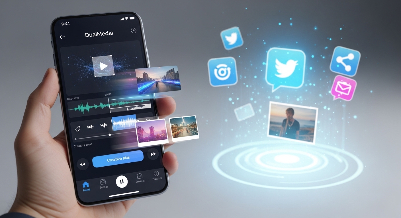 application mobile dualmedia