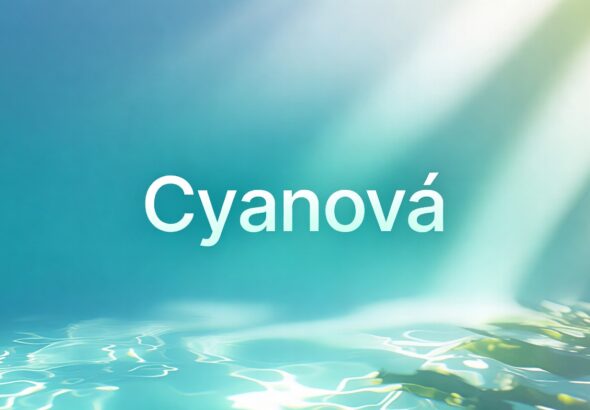 cyanová