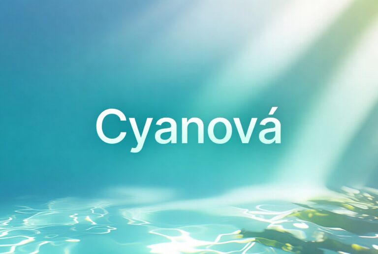 cyanová