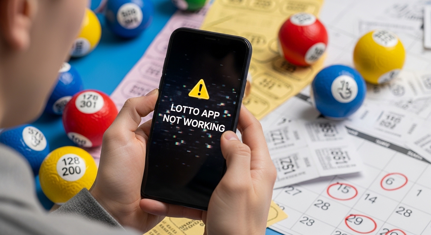 lotto app not working
