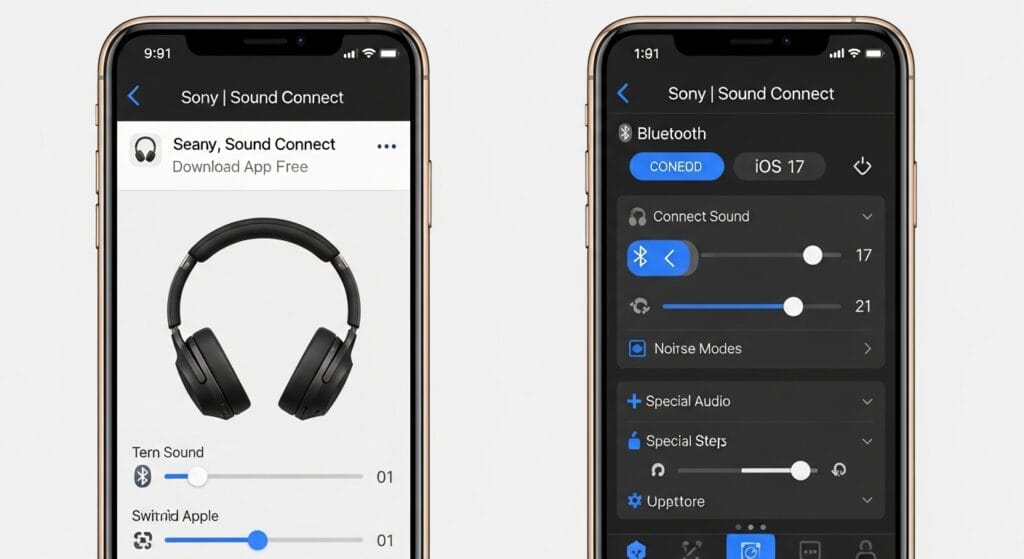 sony headphones app
