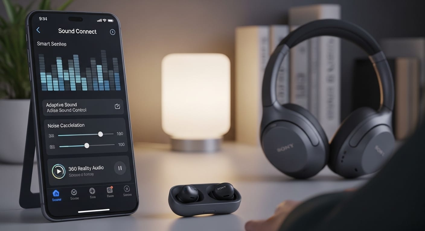 sony headphones app
