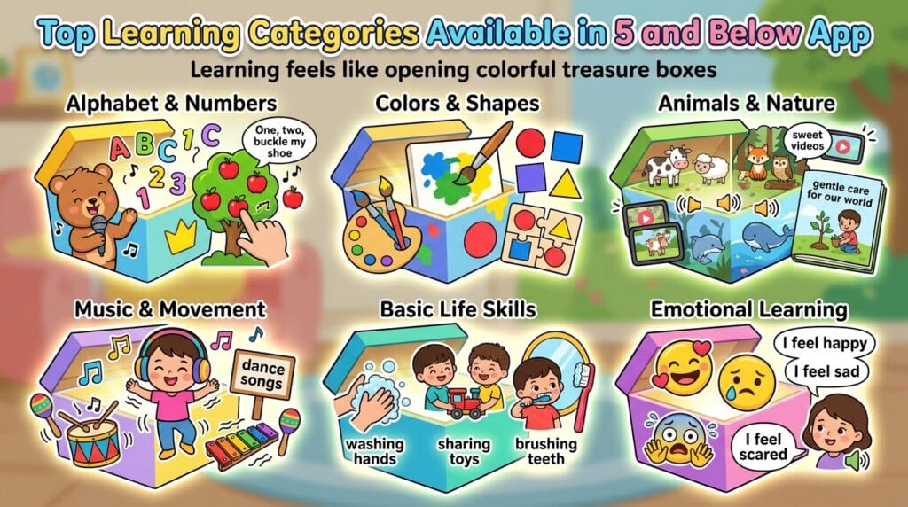 5 and below app​