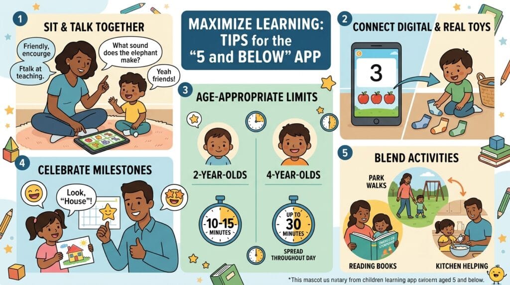 5 and below app​