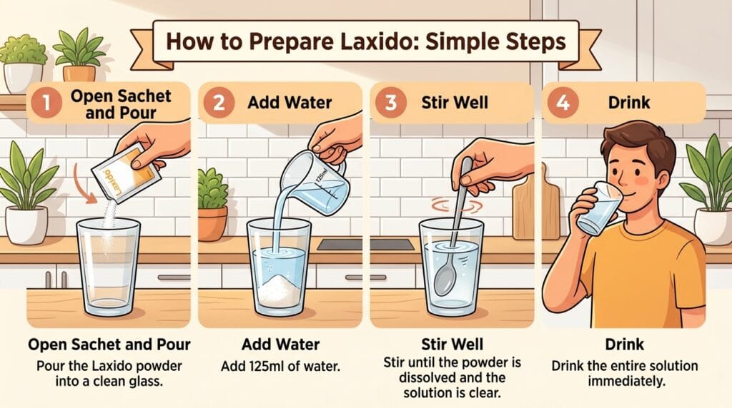 How to Take Laxido Properly