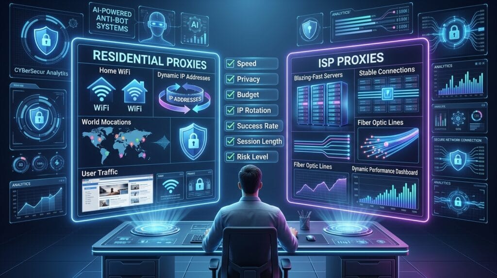 ISP vs Residential Proxy