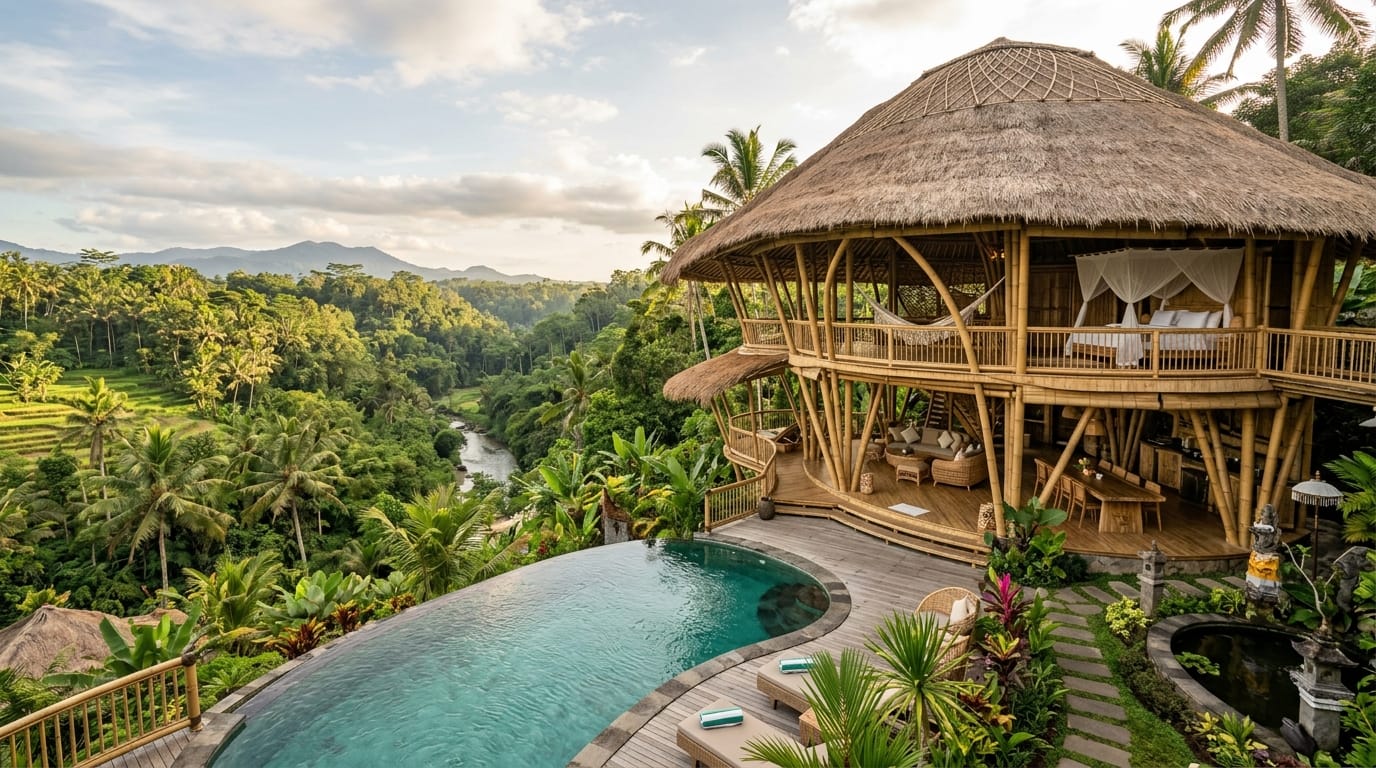 The Ultimate Family Retreat at Our Spacious Bamboo Villa Bali