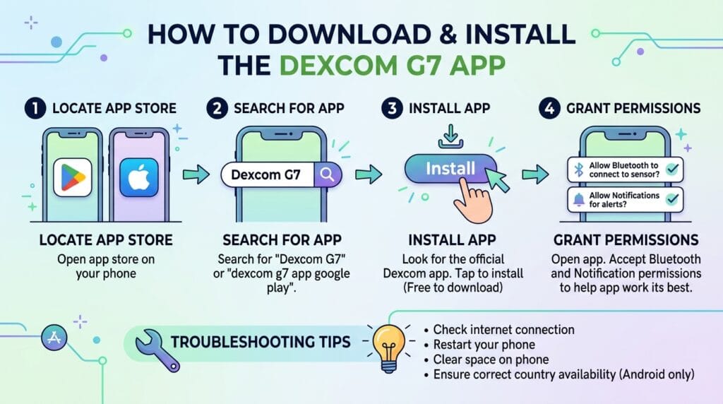 dexcom g7 app