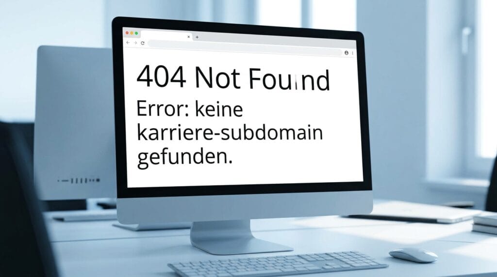 keine karriere-subdomain gefunden