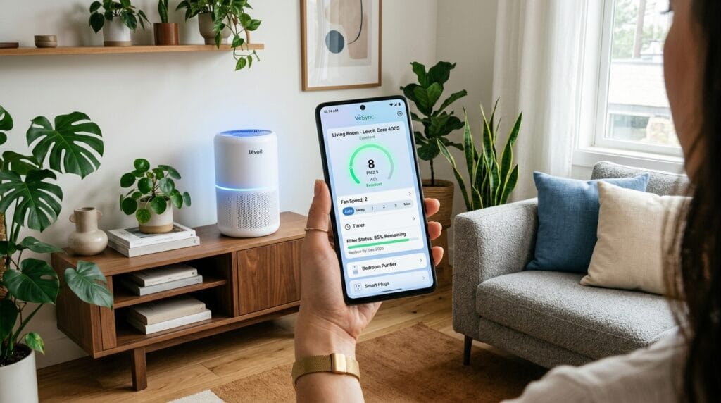 levoit air purifier app​