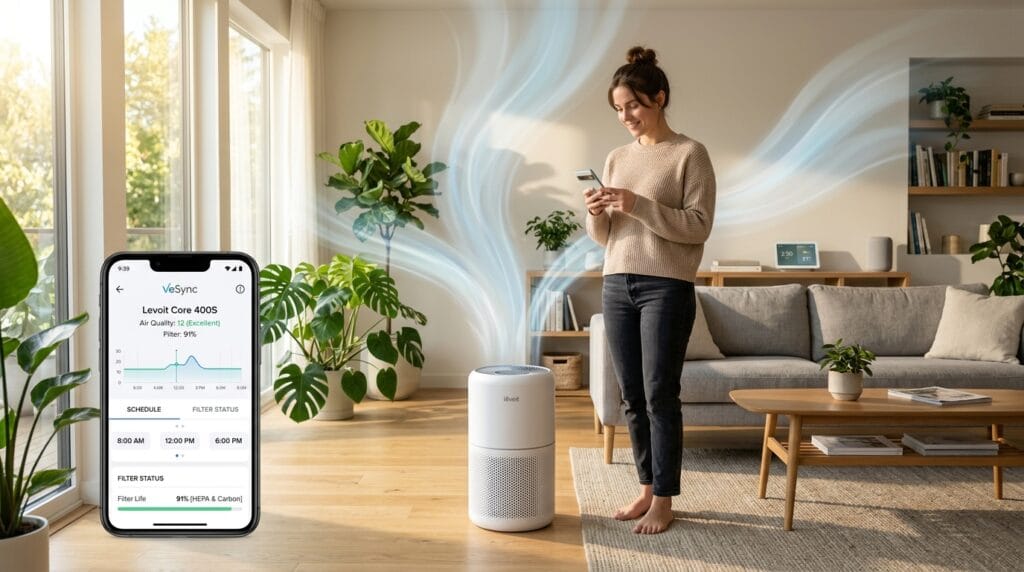 levoit air purifier app​