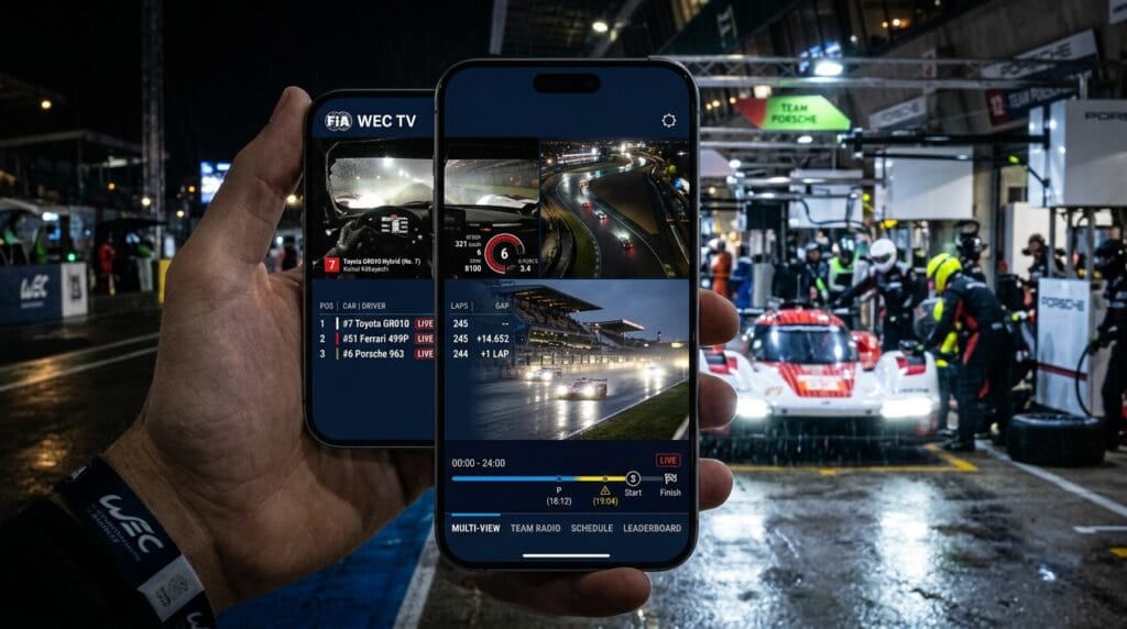 fia wec tv app