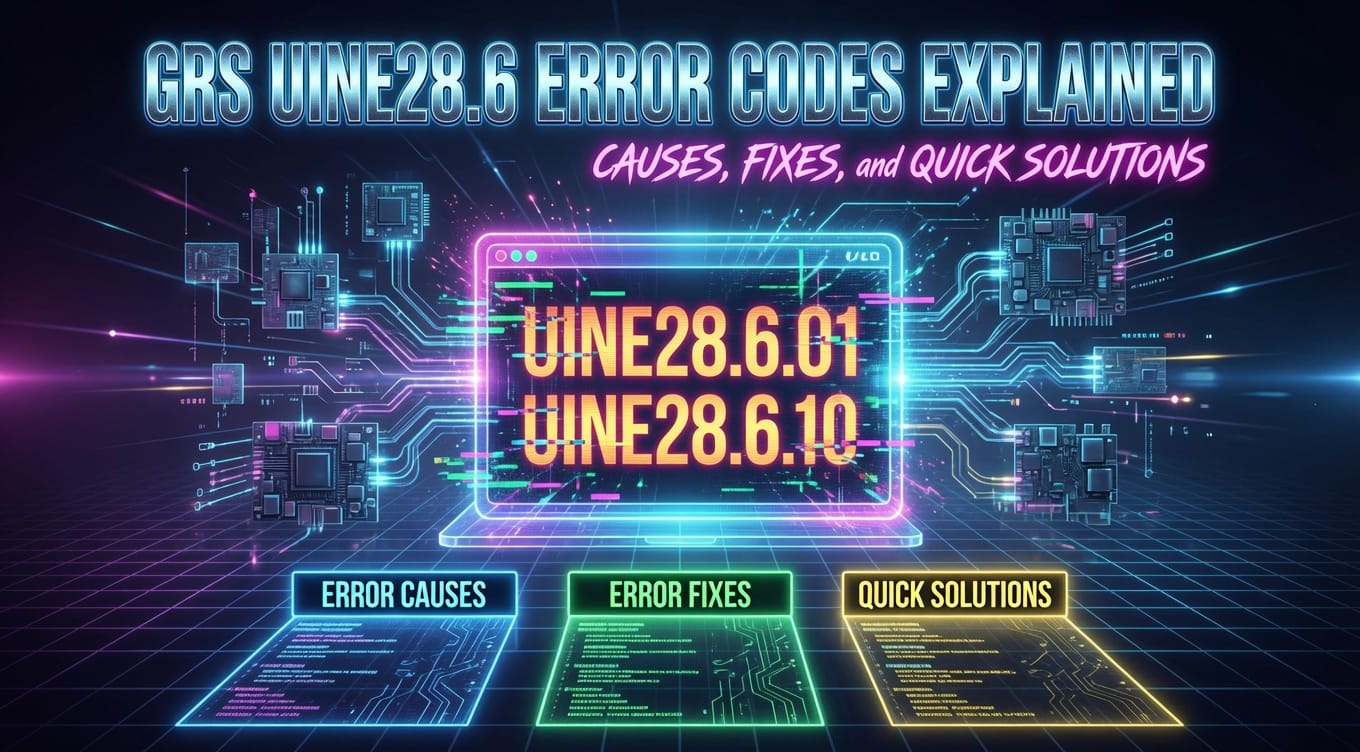 grs uine28.6 error codes