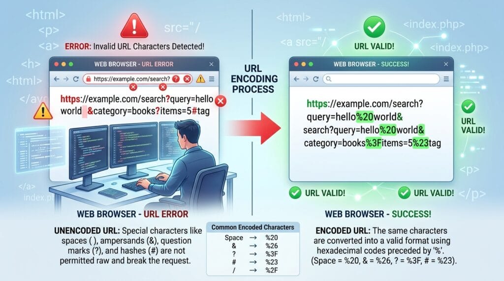 url encoder spellmistake